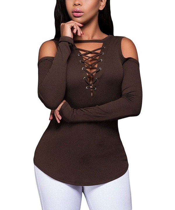 Shoulder Casual Sleeve Stretchy Blouse