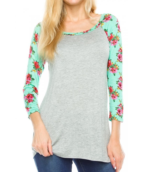 KAYLYN KAYDEN Womens Floral Sleeves