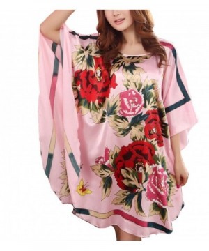 SexyTown Printed Sleepwear Nightgown Style2 Pink