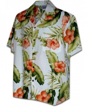 Hawaiian Shirts Orange Hibiscus 410 3743