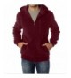 Vertical Sherpa lining fleeced Burgundy