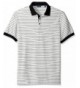 Nautica Short Sleeve Striped Marshmallow