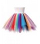 Poplarboy Colorful Petticoat Rainbow Evening