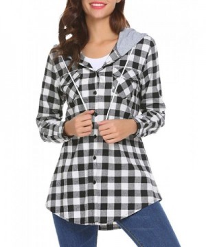 Zeagoo Sleeves Boyfriend Button Down Hoodie