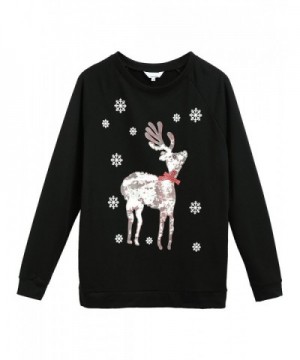 Elesol Sweatshirt Reindeer Pullover T Shirt