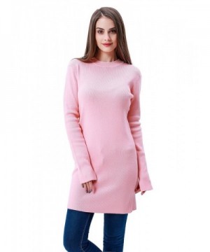 MEEFUR Round Neck Pullover Stretchy Knitwear