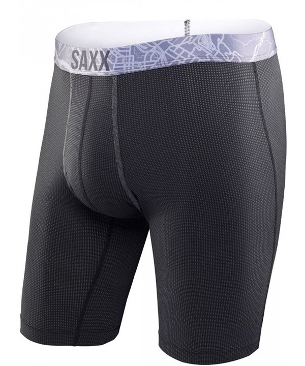 Saxx Quest Modern Boxer Charcoal