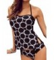 Creabygirls Womens Printed Tankini Swimsuits