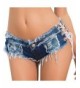 VOGRACE Womens Ripped Denim Shorts