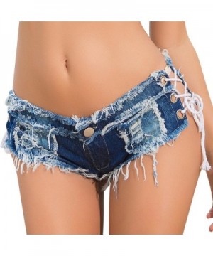 VOGRACE Womens Ripped Denim Shorts