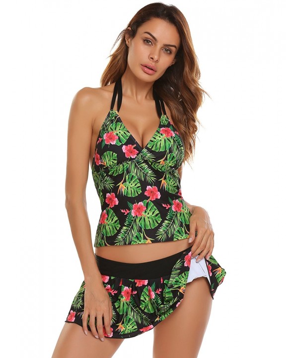 floral bathing suit top