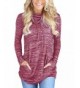 WonLife Womens Pockets Pullover Sweatshirt