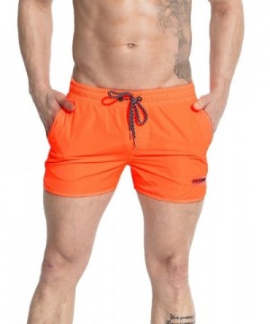 Neleus Runner Swimming Pockets Orange1