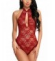 Oheetu Lingerie Babydoll Bodysuit Sleepwear