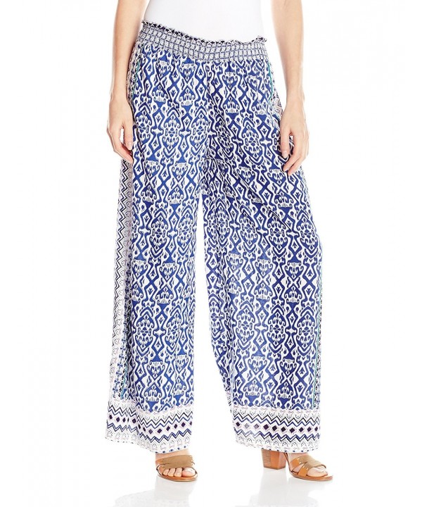 Angie Womens Printed Pants Large