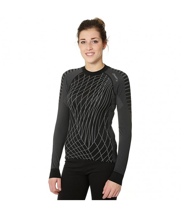 Women's Active Intensity Long Sleeve Top - Black/Granite - CX17YOWG4WA