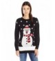 Notations Womens Christmas Sweater Snowman