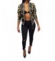 Womens Bomber Jacket Fashion Floral