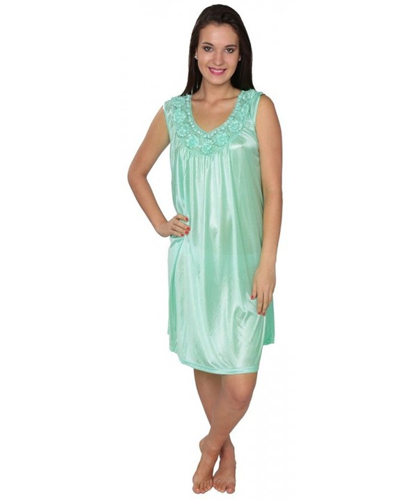 Womens Tricot Sleeveless Nightgown FUF035