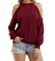 Sarin Mathews Shoulder Sweatshirts Burgundy