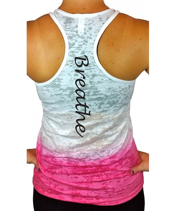 Breathe Workout Ombre Burnout Racerback 