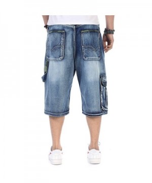 Plus Size Men's Shorts Cargo Jeans Denim Shorts Casual Loose Style ...