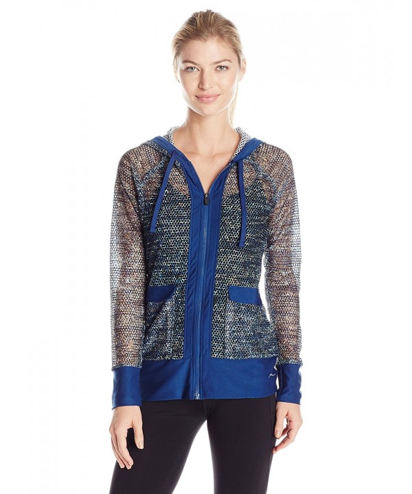 Gottex Womens Honeycomb Hoodie Jacket