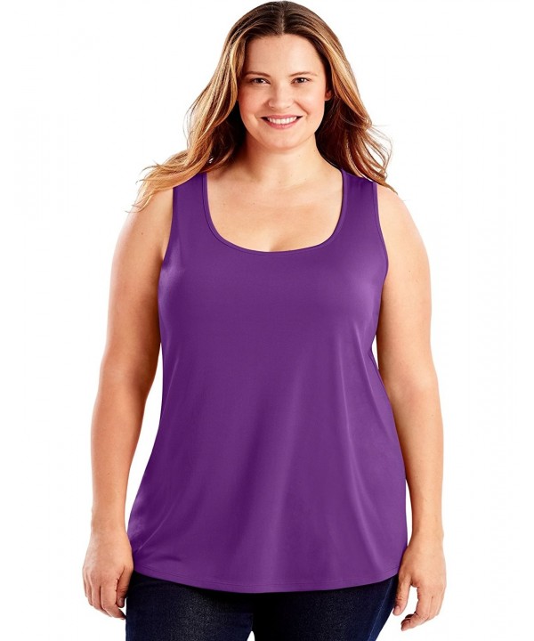 Just My Size Womens Scoop Neck