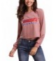 Abollria Womens Cropped Sweatshirt Pullover