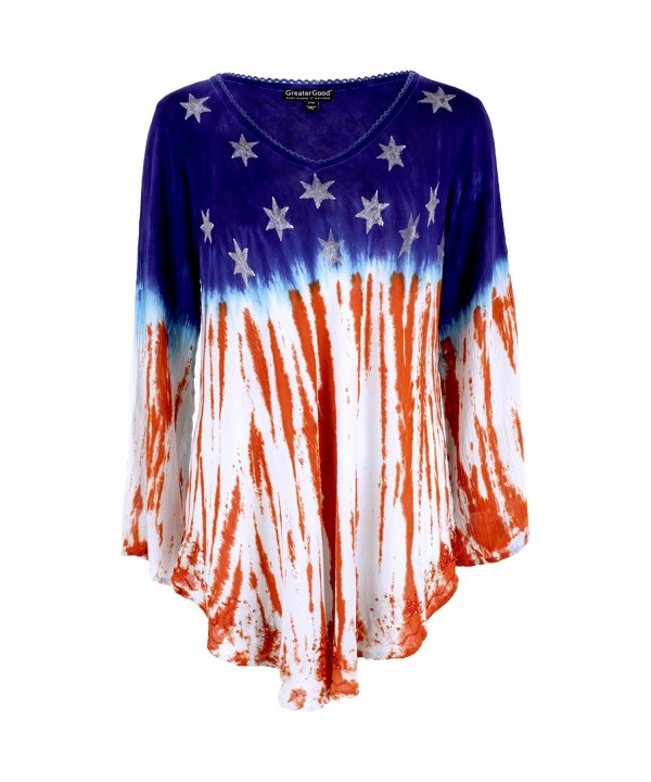 Stars Stripes Sleeve American Tunic