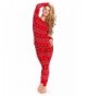 Cozy Curious Womens Heart Pajamas