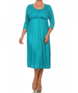 Womens Sleeve Cinched Relaxed TURQUOISE