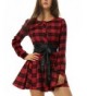 Allegra Button Plaids Pattern Casual