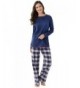 PajamaGram Womens Flannel Pajama Set
