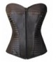 Lotsyle Leather Zipper Shapewear Overbust