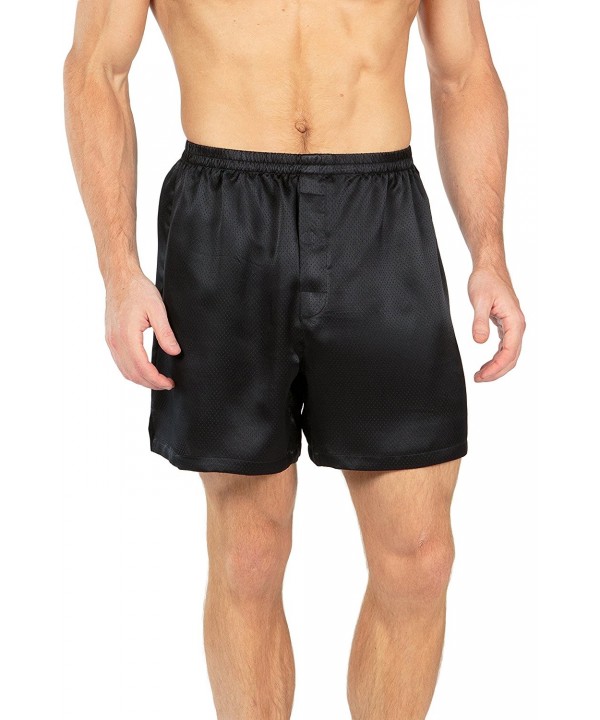 Mens 100 Silk Boxer Shorts