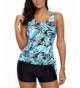 Jug Po Printed Tankini Swimsuit