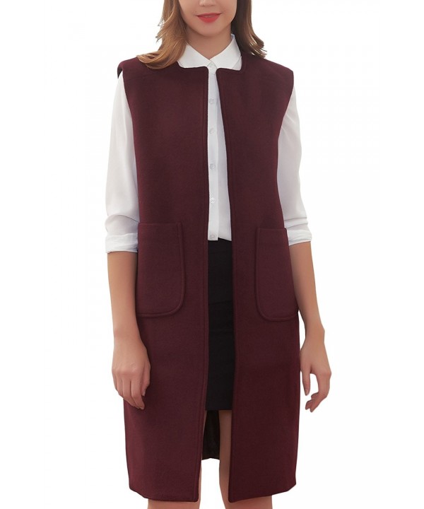 Hanayome Womens Jacket Trench Sleeveless