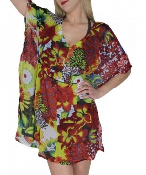 Beachwear Swimsuit Swimwear Printed Caftan