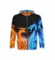 InterestPrint Abstract Dragons Full Zip Sweatshirt