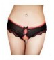 Color Black Crotch Panty Satin