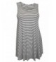 eVogues Stripe Print Sleeveless Dress