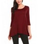 Mofavor Womens Sleeve Pleated Casual