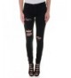 Eunina Destructed Distress Stretch Jeans