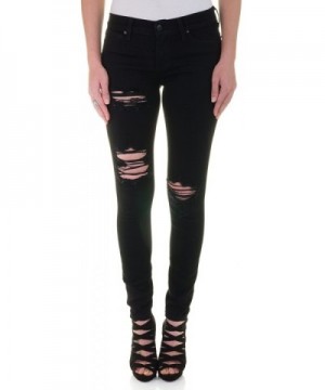 Eunina Destructed Distress Stretch Jeans