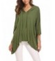 Zeagoo Womens Batwing Oversize Pullover