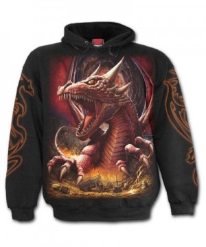 Spiral Mens Awake Dragon Hoody