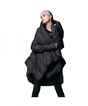 Womens Winter Jacket Cloak FM1618 Black XL