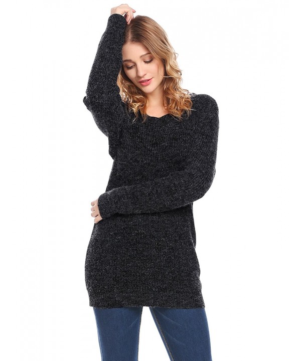 ACEVOG Womens Crewneck Pullover Sweater