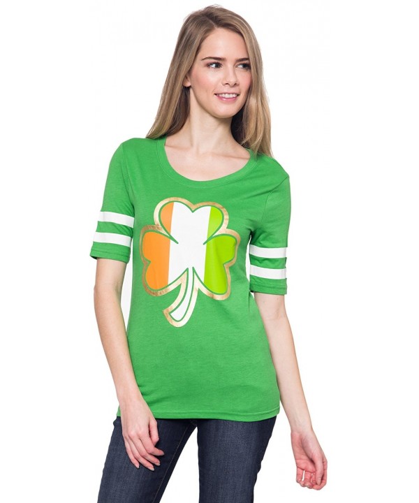 Details about  / Three Leaf Clover St Patrick/'s Day Irish Good Luck Juniors V-neck T-shirt